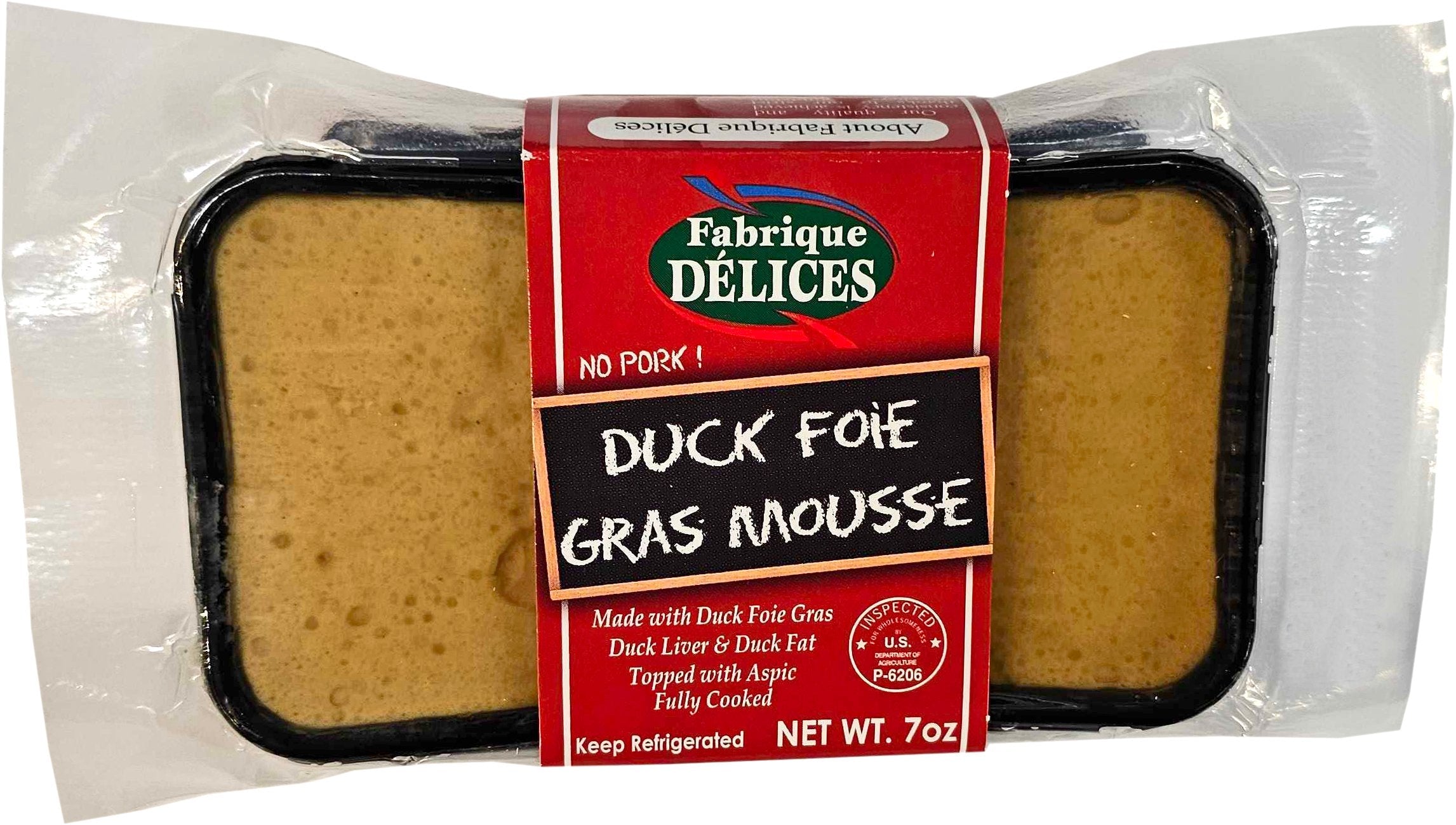 Fabrique Delices Duck Foie Gras Mousse 12oz 6ct