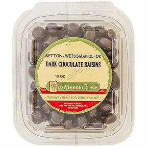 Wholesale Setton Farms Dark Chocolate Raisins (Weissmandle) 26 Oz Tub- Bulk