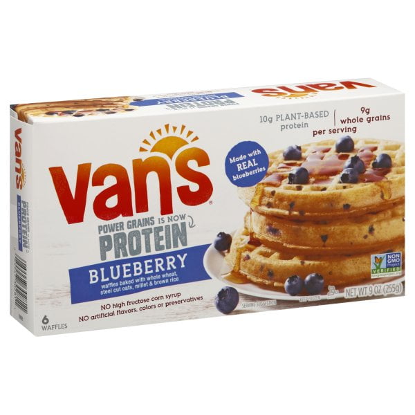 Vans Blueberry Grains Waffles 9 Oz