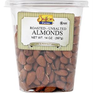 Wholesale Setton Farms Almonds Roasted and Unsalted 14 Oz Tub- Bulk