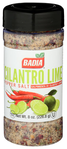 Wholesale Badia Cilantro Lime Pepper Salt 8 oz Shaker- Bulk