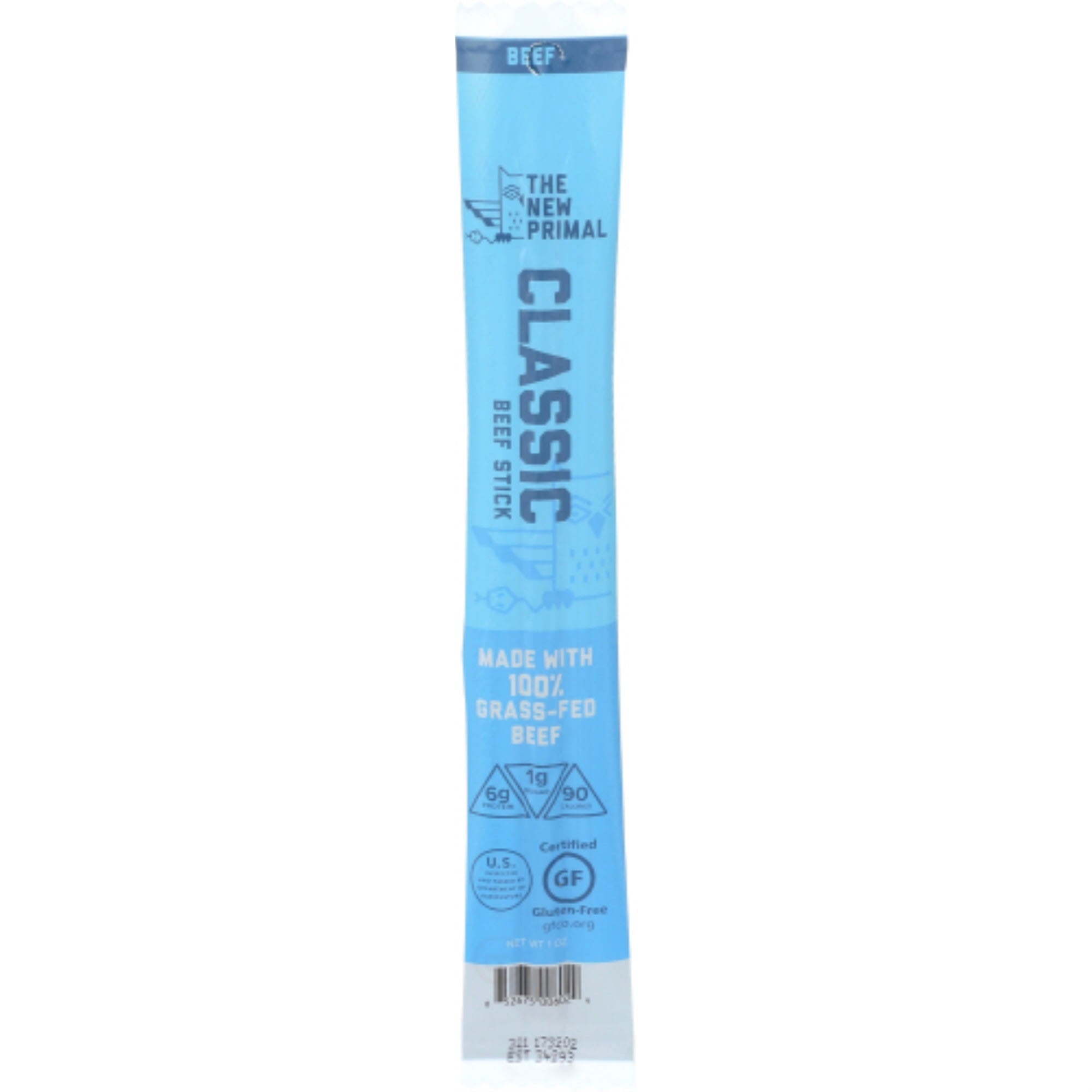 The New Primal Grass-Fed Beef Stick Classic 1 oz