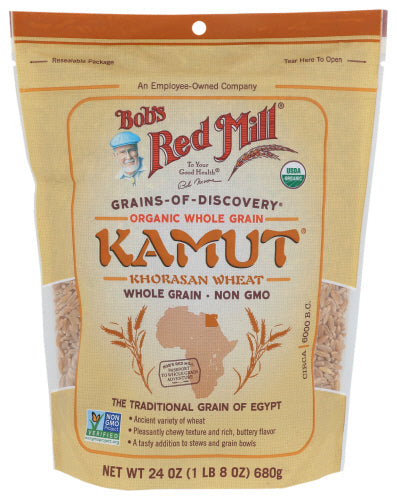 Bobs Red Mill Organic Kamut Berries Whole Grain 24oz 4ct