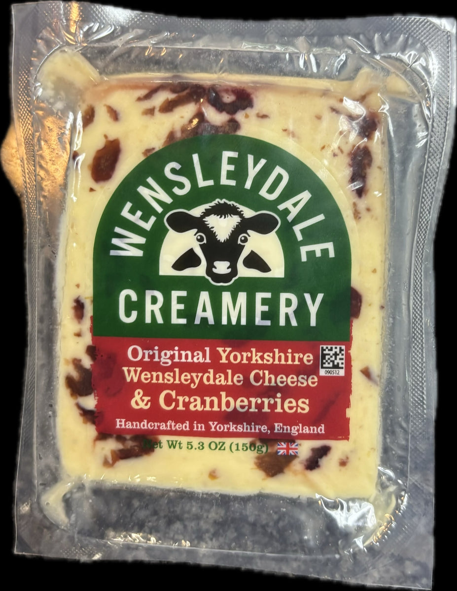 Wholesale Wensleydale With Cranberry Cheese 4.96 LB - Premium Dairy Product- Bulk