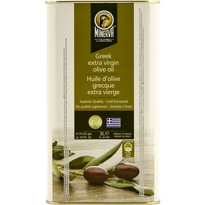 Wholesale Minerva Extra Virgin Olive Oil 3L Tin- Bulk