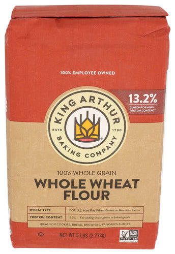Wholesale King Arthur Flour Whole Wheat Flour 5 Lb Bag- Bulk