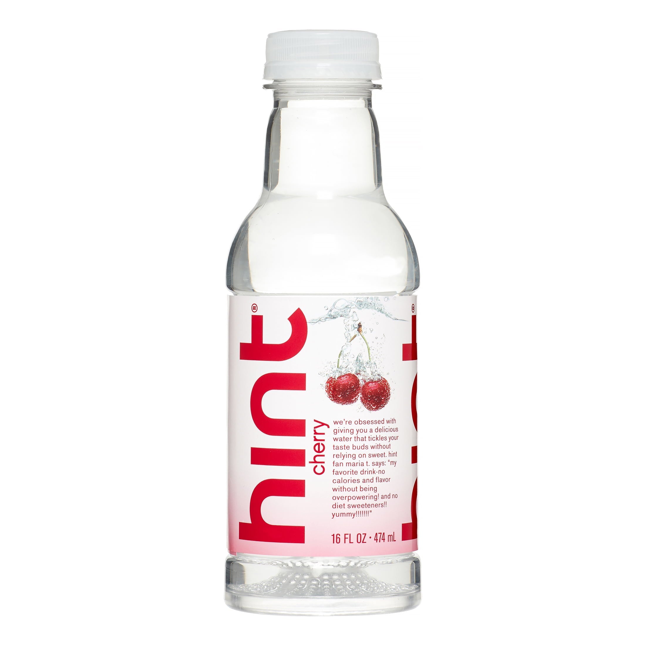 Hint Cherry Infused Water 16 Fl Oz Bottle