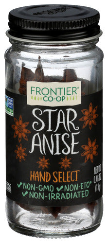 Wholesale Fronteir Co-Op Selected Grade Star Anise 1 lb Jar- Bulk