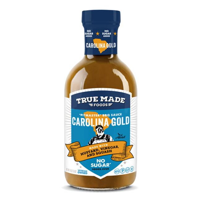 True Made Foods Carolina Gold BBQ Sauce 18 Oz Bottle