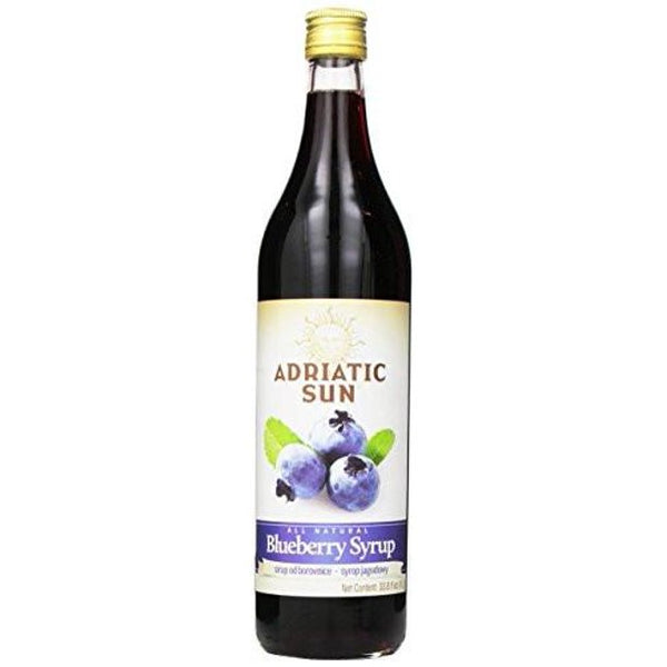 Wholesale Adriatic Sun Blueberry Syrup 1 ltr- Bulk