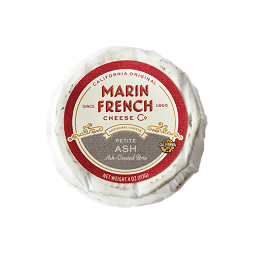 Marin French Petite Ash Triple Creme Cheese 4oz
