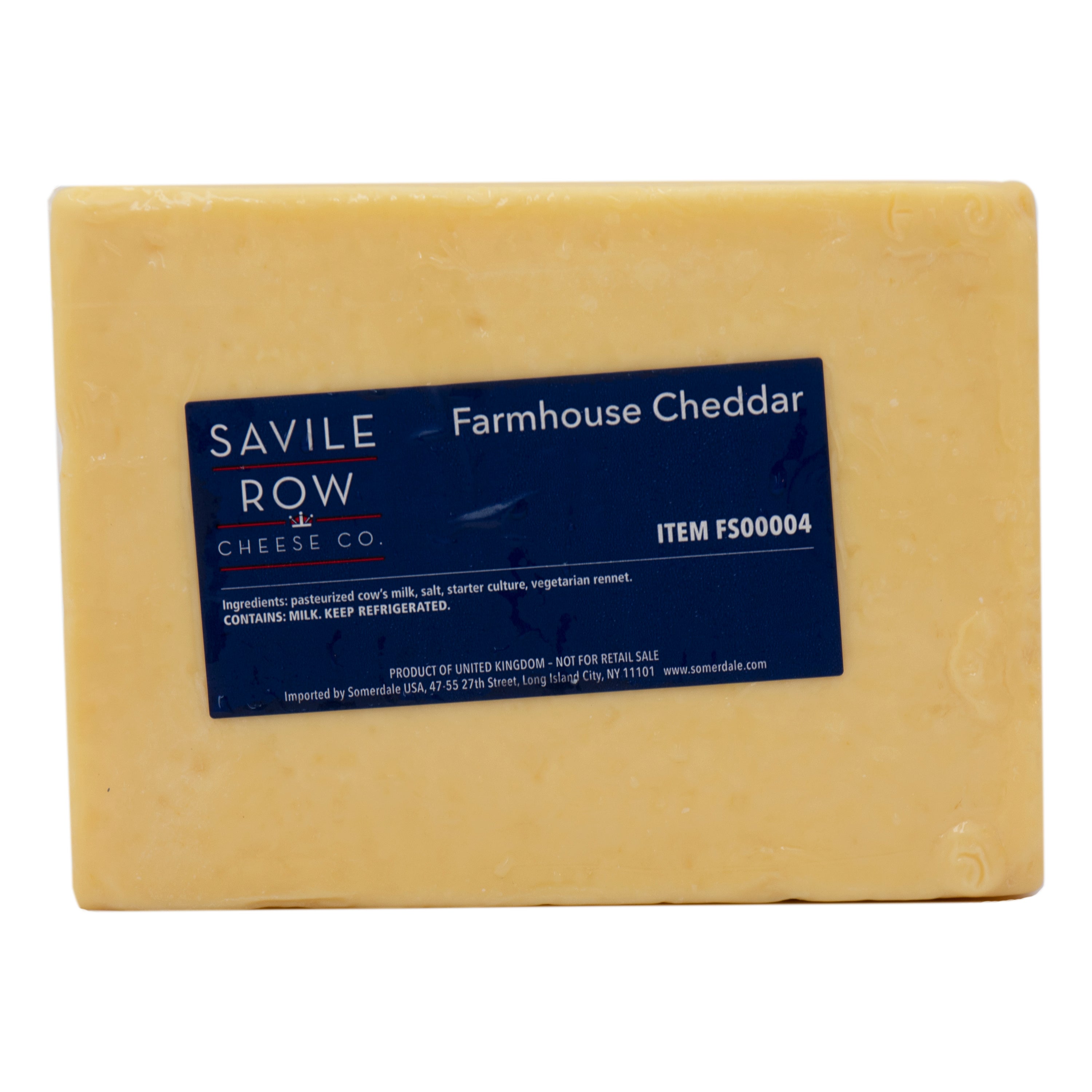 Savile Row Farmhouse Cheddar Cheese 5lb