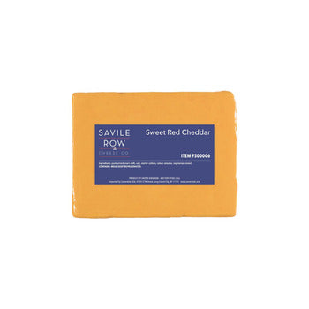 Savile Row Sweet Red Leicester Cheddar Cheese 5lb