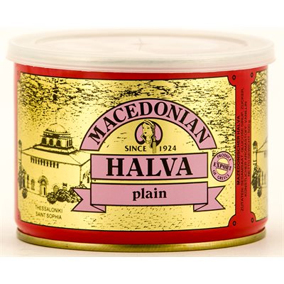 Haitoglou Macedonian Vanilla Halva 500G Tin