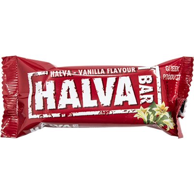 Haitoglou Vanilla Halva Snack Bars 40g bars