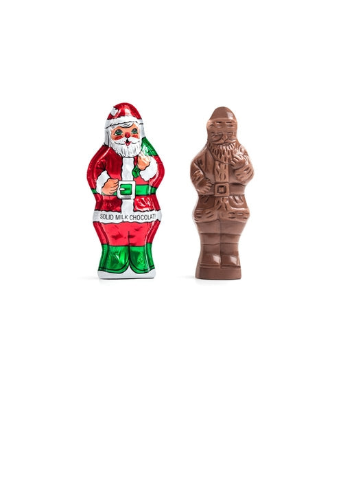 Madelaine Chocolate 2 Oz. Solid Santa (4¼") (2 Displayers)