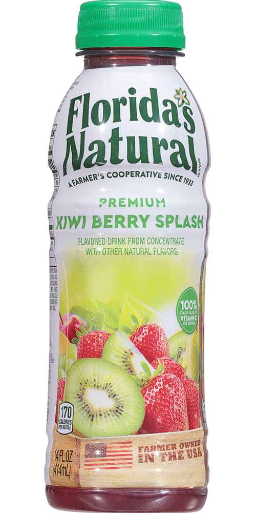 Wholesale Florida Natural 12/14 Oz Kiwi Berry Splash- Bulk