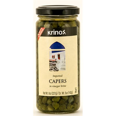 Wholesale Krinos Capers 8 Oz Jar- Bulk