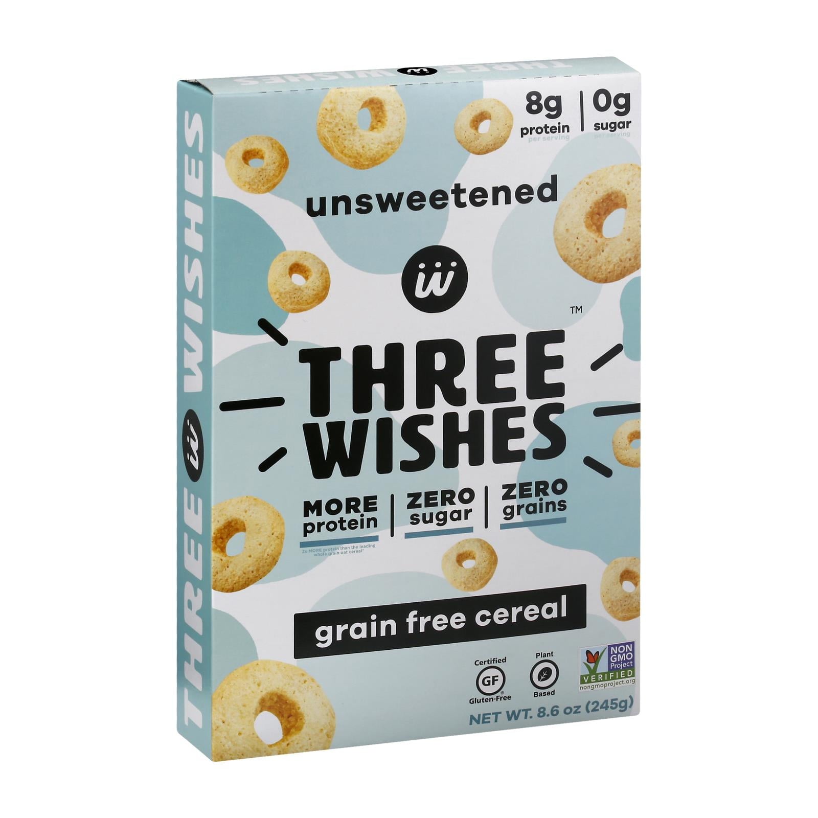 Three Wishes Cereal Unsweetened 8.6 OZ