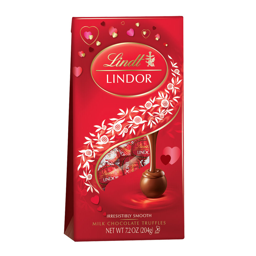 Wholesale Lindt Lindor Milk Valentine'S Day Milk Chocolate Truffles 8.5 Oz Bag- Bulk