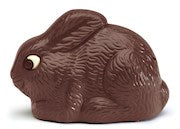Wholesale Nirvana Classic Bunny - Hollow Milk Chocolate Figurine with Accents in Cellophane Bag 5.29 OZ- Bulk
