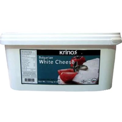 Wholesale Krinos Bulgarian White Cheese 4Kg Pail- Bulk