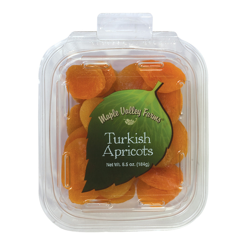 Wholesale Maple Valley Farms Turkish Apricots 6.5 Oz Peg Tub- Bulk