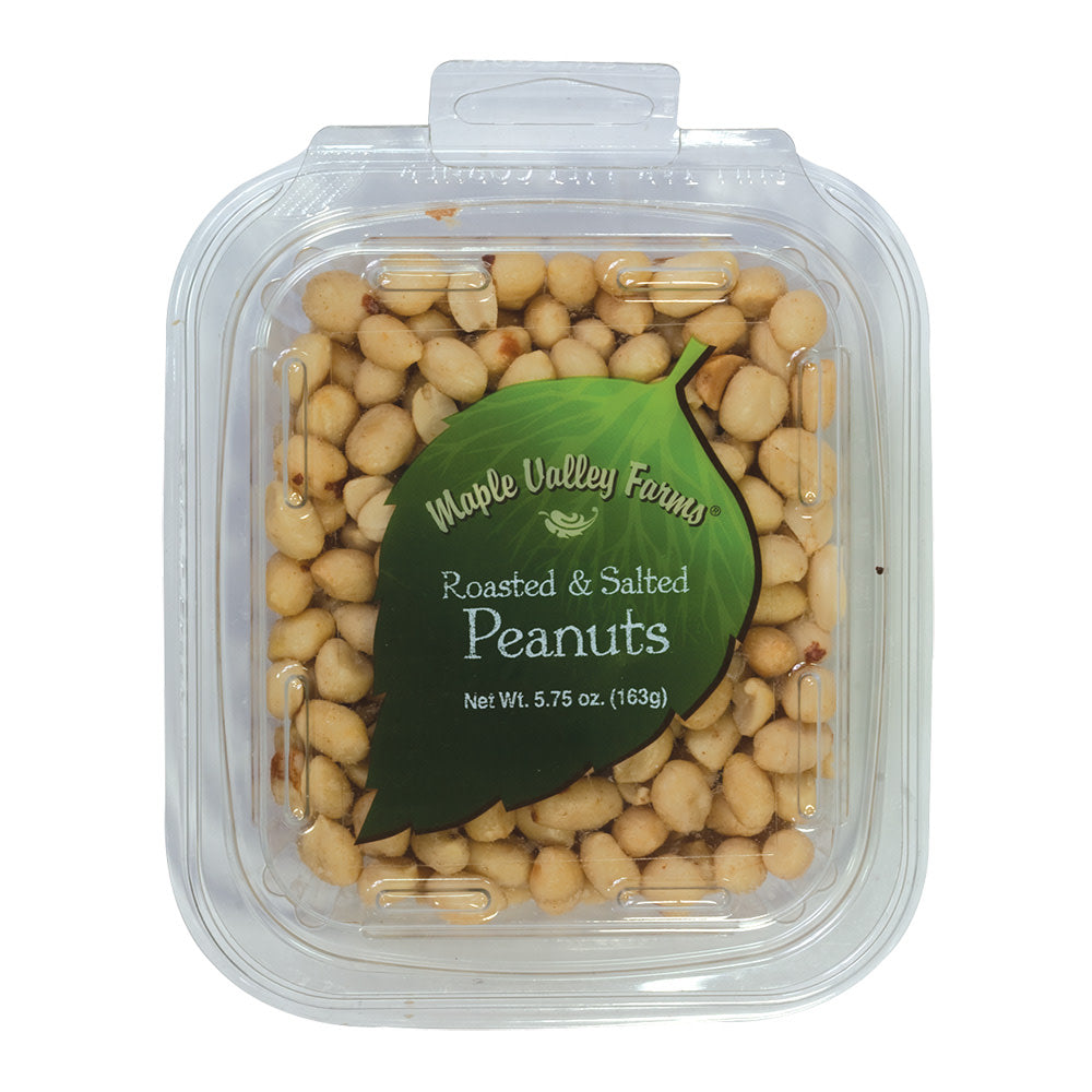 Wholesale Maple Valley Farms Roasted And Salted Peanuts 5.75 Oz Peg Tub- Bulk