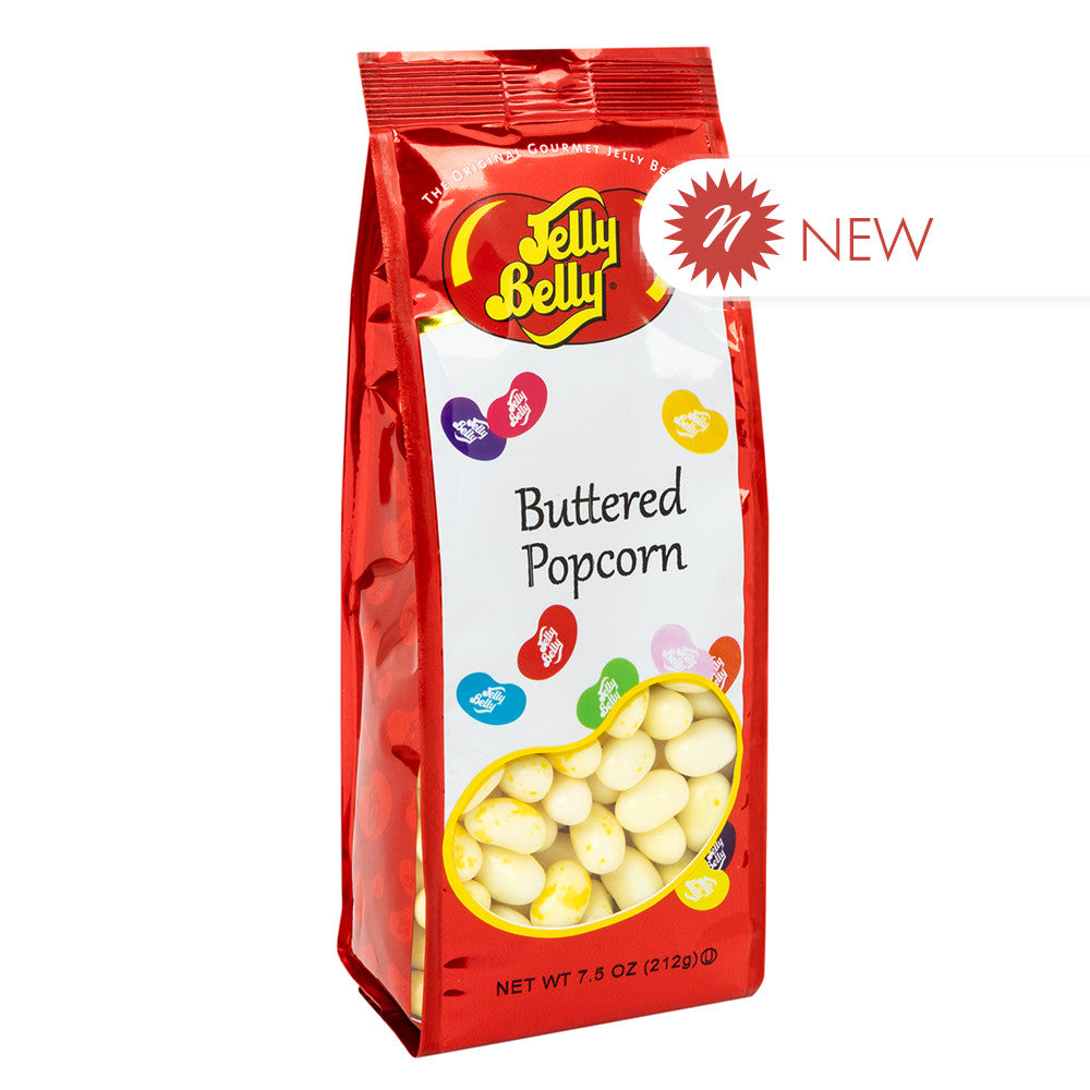 Wholesale Jelly Belly Buttered Popcorn 7.5 Oz Gift Bag- Bulk