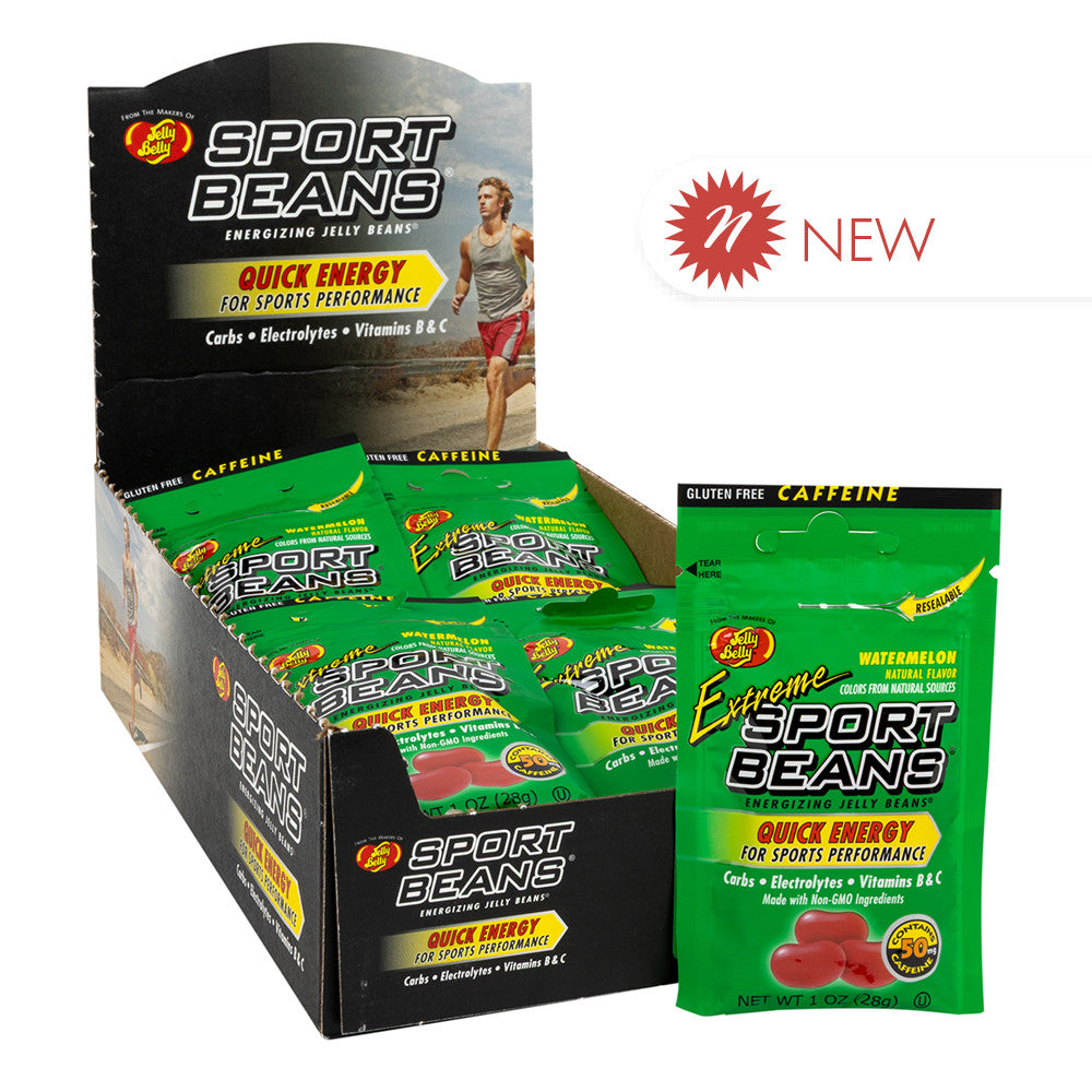 Wholesale Jelly Belly Sport Beans Extreme Watermelon 1 Oz Bags- Bulk