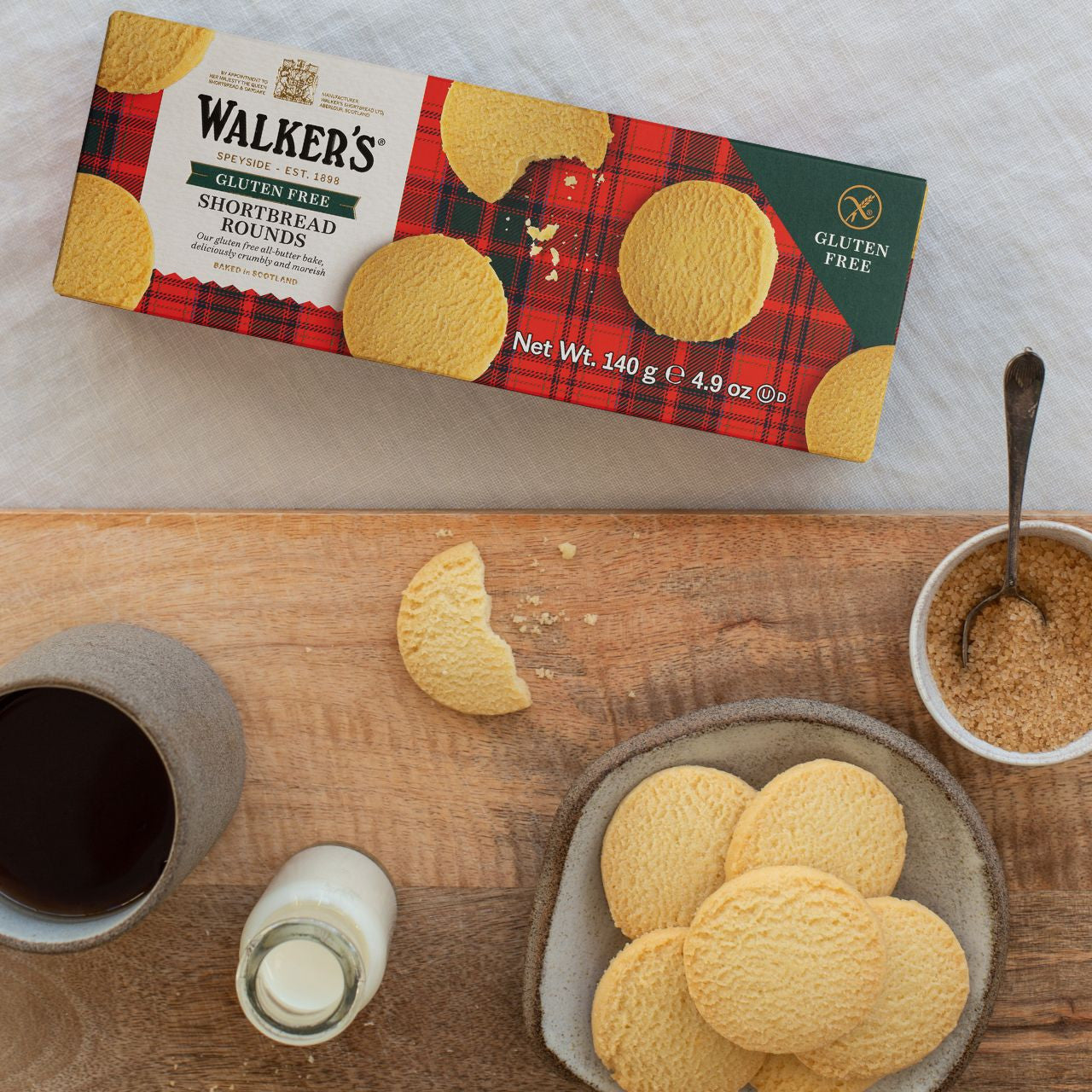 Wholesale Gluten Free Shortbread Rounds 4.9 oz.-6ct Case Bulk