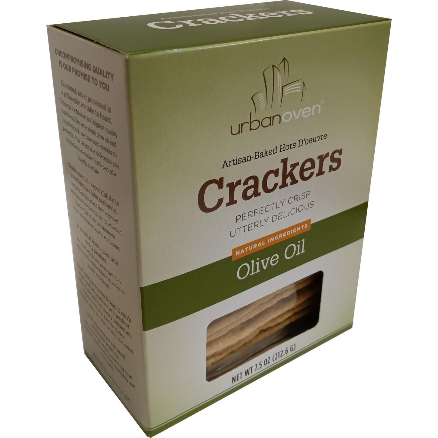 Wholesale Urban Oven Olive Oil with Sea Salt Crackers 7.5 oz Case- Bulk
