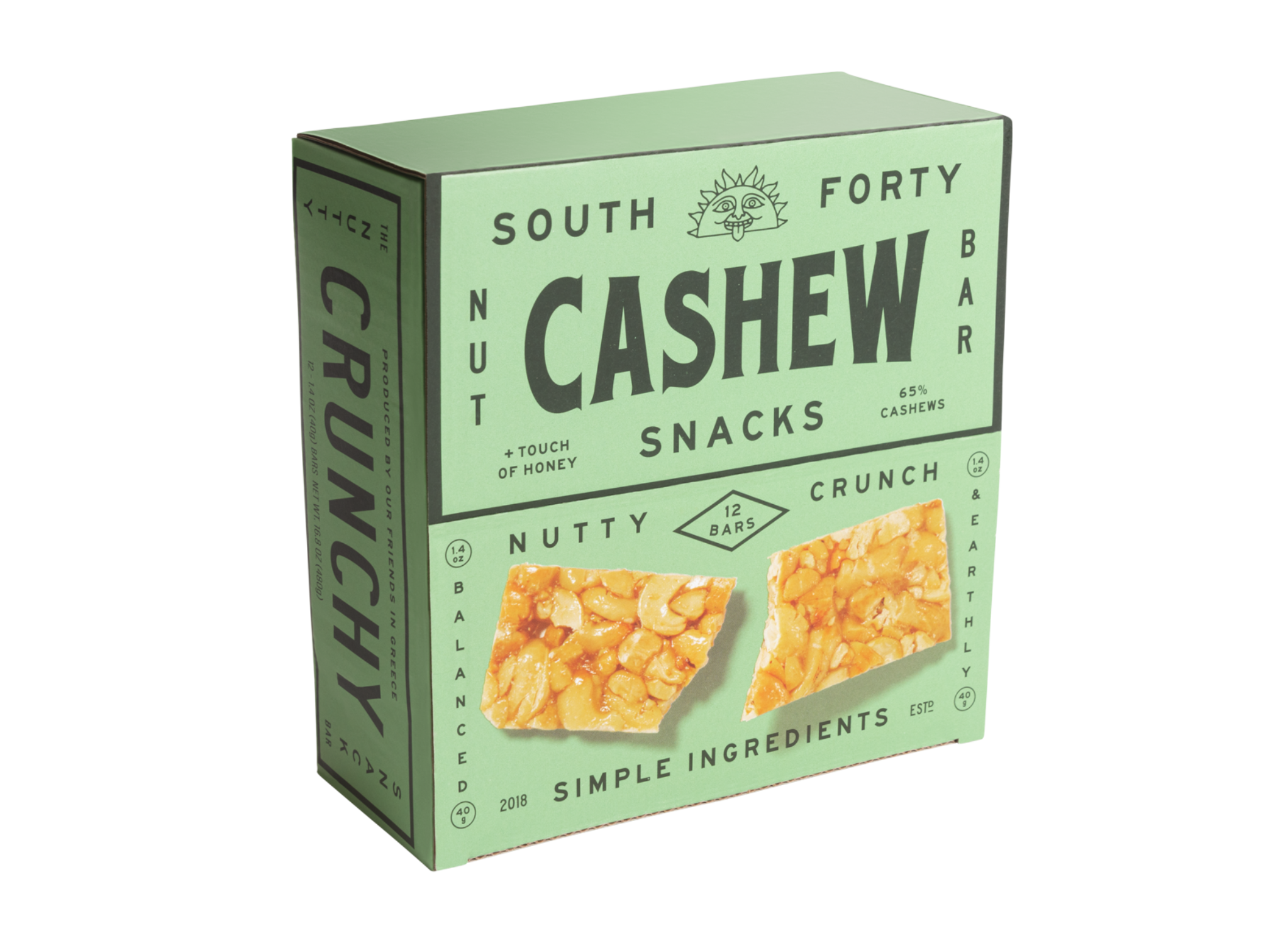 South Forty Cashew Nut 1.4 Oz Bar