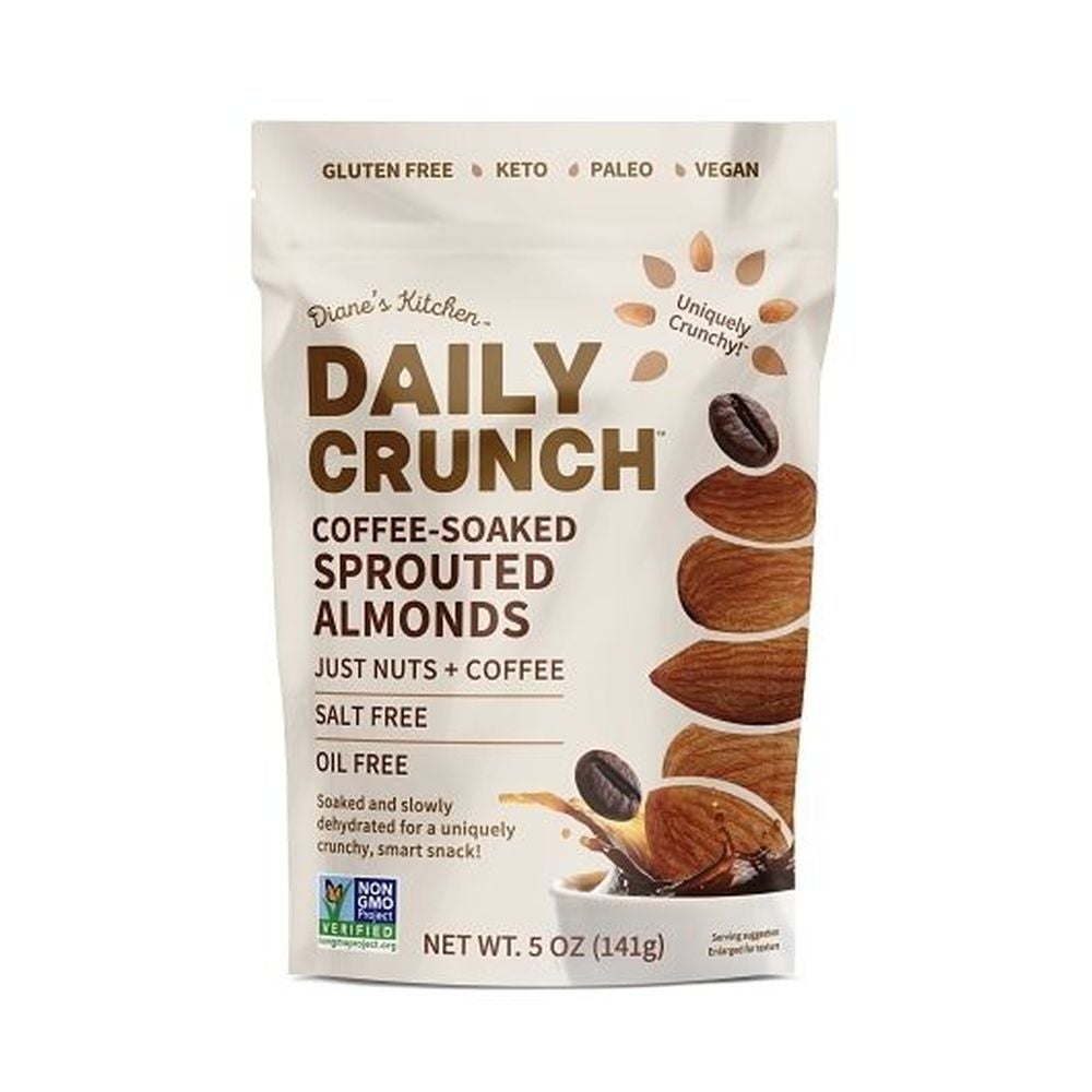 Daily Crunch Almonds Sprout Coffee Soak 5 oz Bag