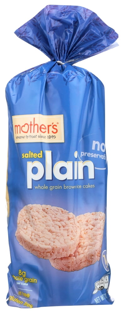 Mother Rice Cake Plain Salted 4.5 oz