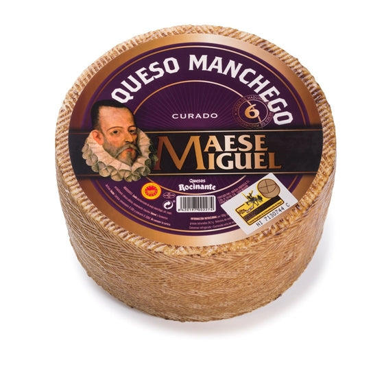 Wholesale M Miguel Manchego DENOMINATION OF ORIGIN PROTECTED Cheese 6 lb- Bulk