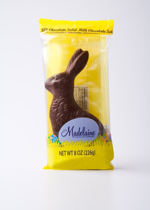Madelaine Chocolate 8 Oz. Sitting Rabbit Cello Bag (7")