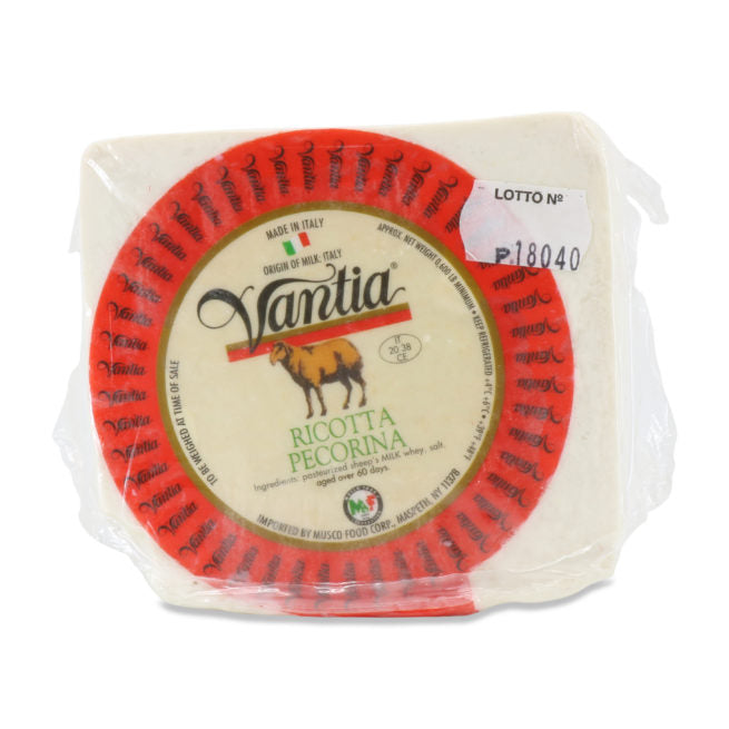 Wholesale Vantia Ricotta Salata Piece Cheese 9 oz- Bulk