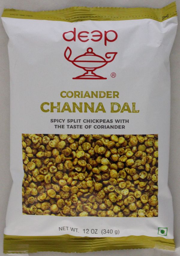 Wholesale Deep Coriander Channa Dal Snacks 12 OZ- Bulk
