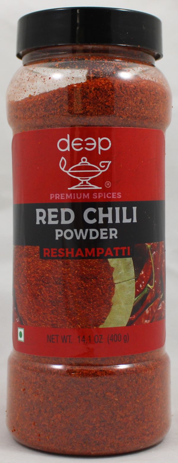 Wholesale Deep Red Chilli Powder Reshampatti (Bottle) 14 oz- Bulk