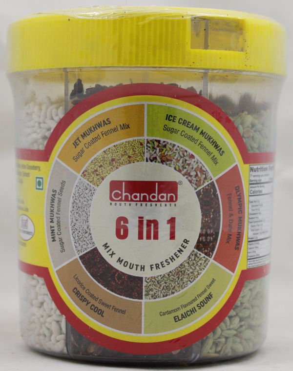 Chandan 6 in 1 Tin Mouth Freshener 8.1 oz