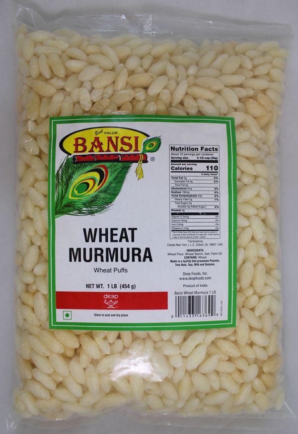 Wholesale Bansi Wheat Murmura 1 lb- Bulk