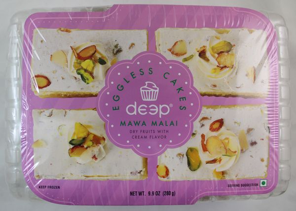 Wholesale Deep Eggless Cakes Mawa Malai Pastry 9.9 Oz- Bulk