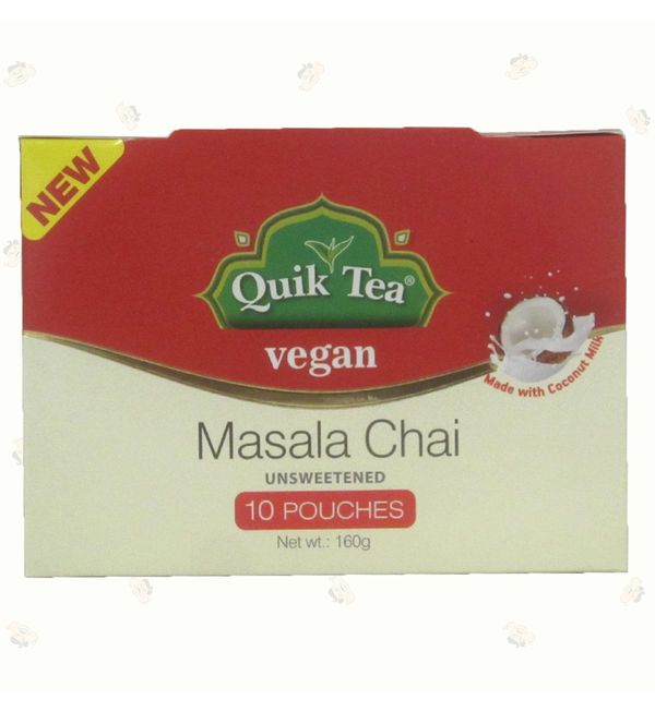 Wholesale Quik Tea Vegan Unsweetened Masala Chai 5.64 Oz- Bulk