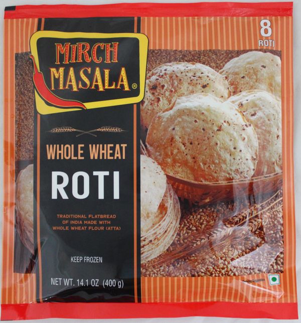 Mirch Masala Whole Wheat Roti 8 pcs 14.1 oz