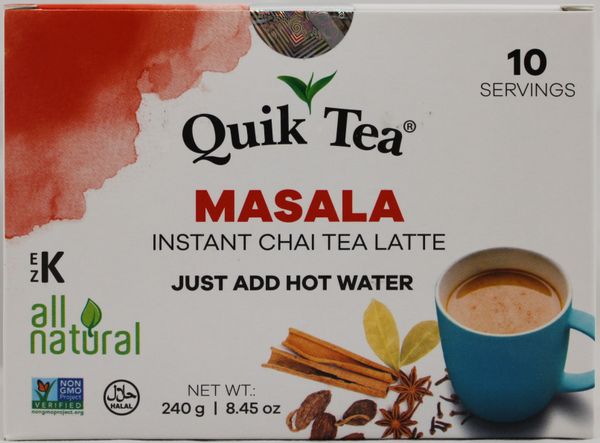 Wholesale Quik Tea Masala Chai 8.5 oz- Bulk