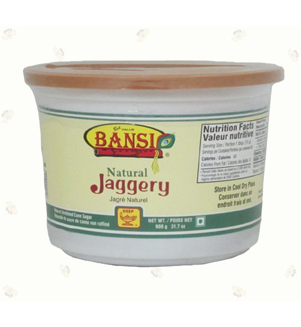 Wholesale Bansi Natural Jaggery 31.7 oz- Bulk