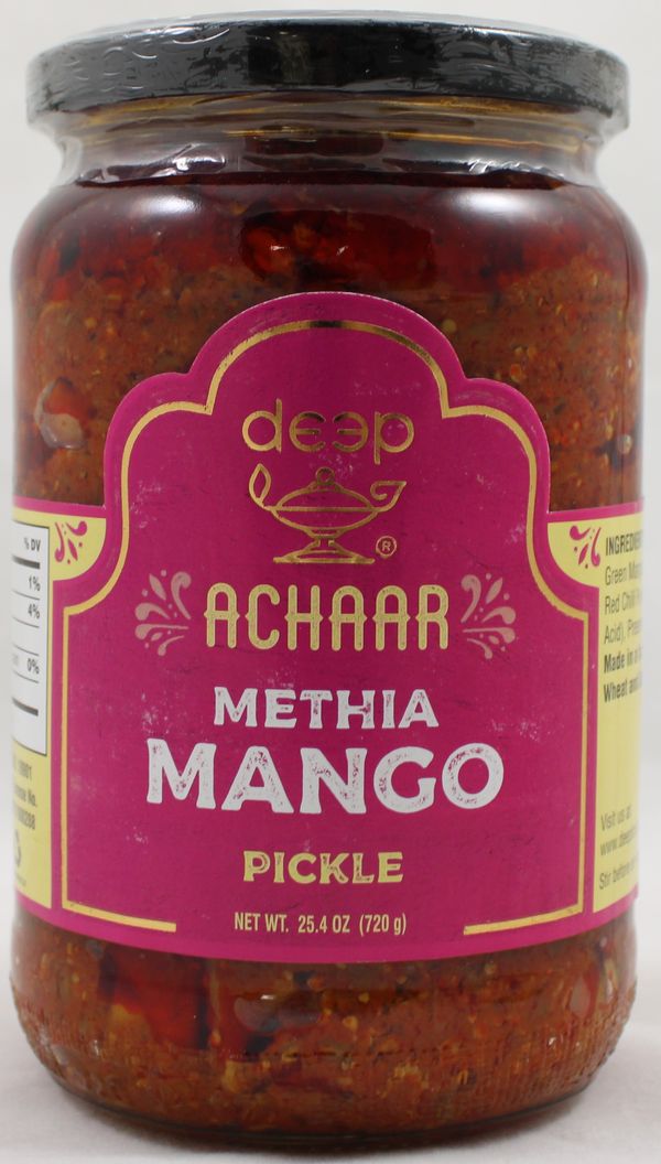 Wholesale Deep Methia Mango Pickle 25.4 oz- Bulk
