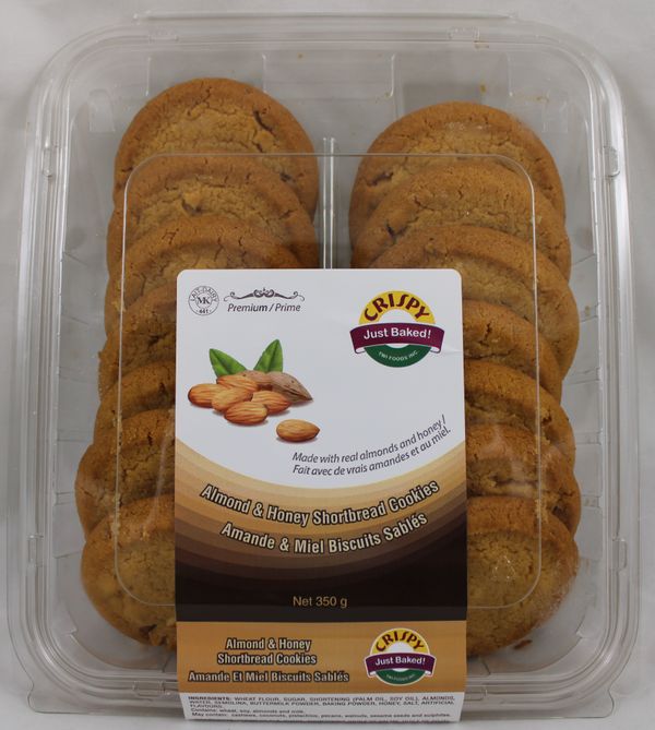 Wholesale Crispy Almond Honey Cookies 12.3 oz- Bulk