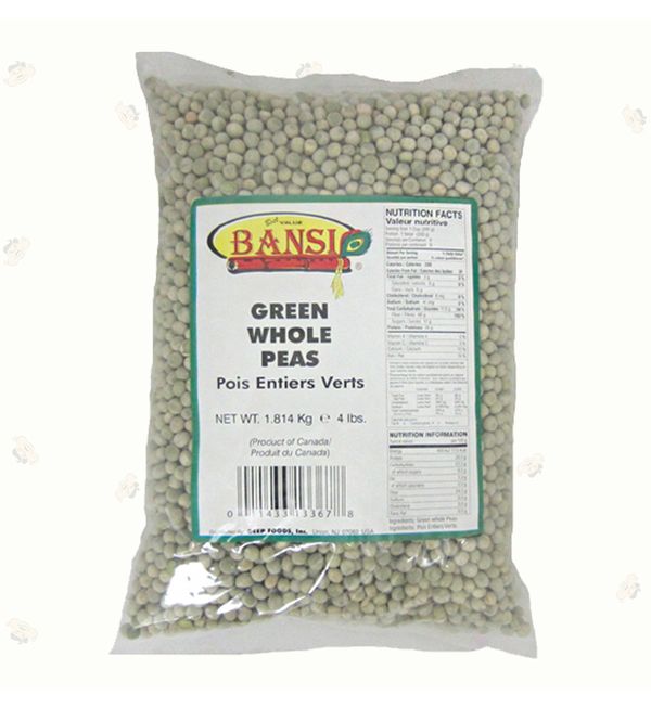 Wholesale Bansi Green Vatana 4 lb- Bulk